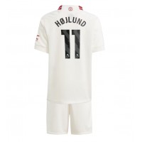 Manchester United Rasmus Hojlund #11 Tredje trøje Børn 2023-24 Kortærmet (+ Korte bukser)